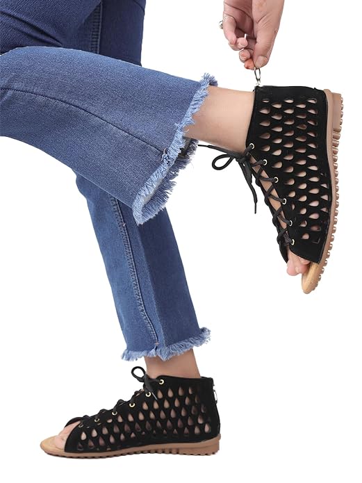 RAHEGAS House Elevate Your Style with Our Women's Gladiator Sandals
